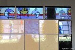Reflectie glas in lood op de tegels
<br/>
Gert-Jan Lobbes, 2016